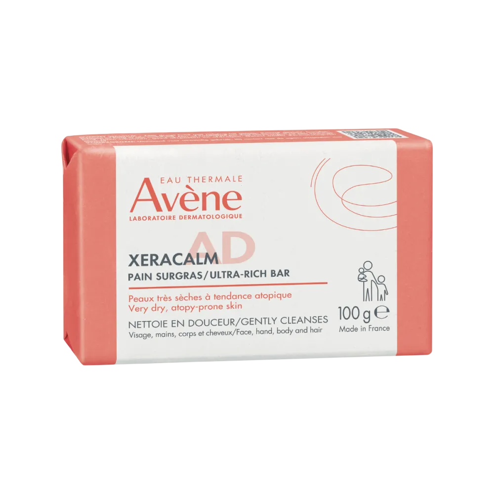 Avene XeraCalm A.D Gentle Cleansing – Cleansing Bar Unisex, For Face, 100 g