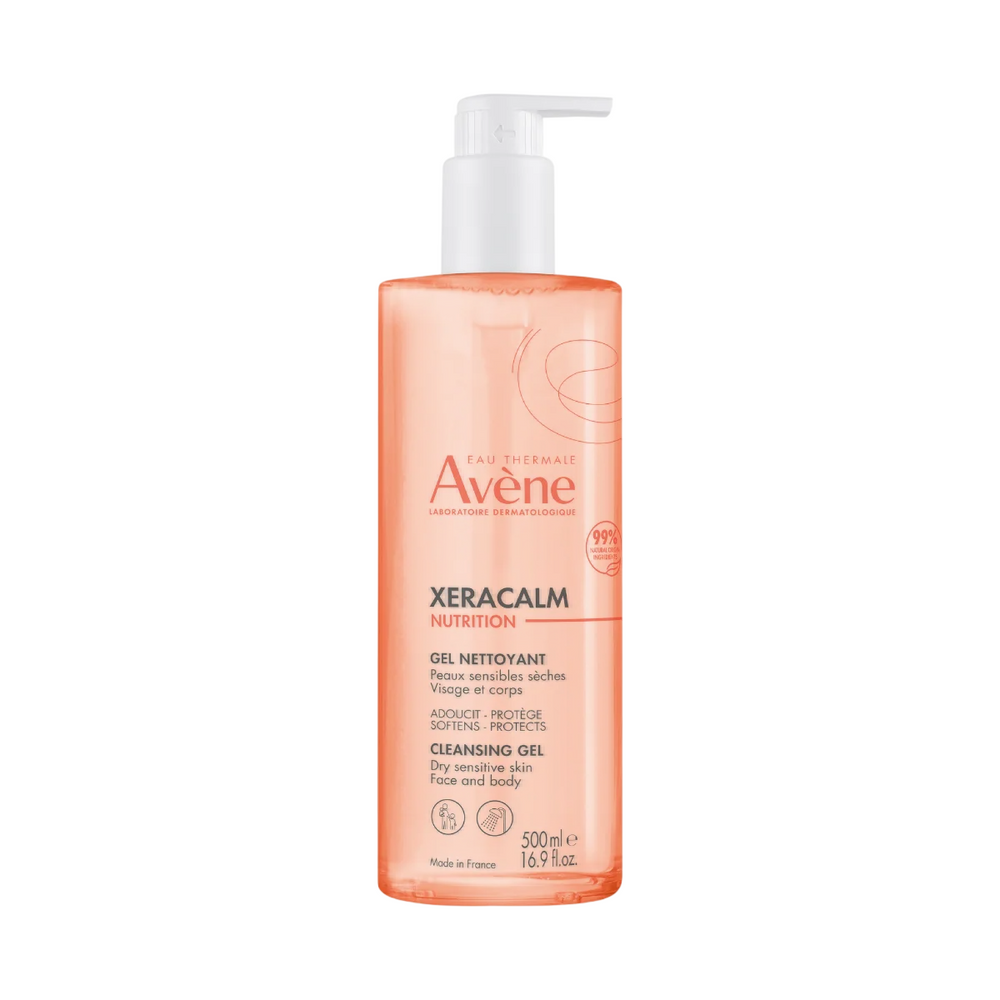 Avene XeraCalm Nutrition – Cleansing Gel for Women, 500 ml