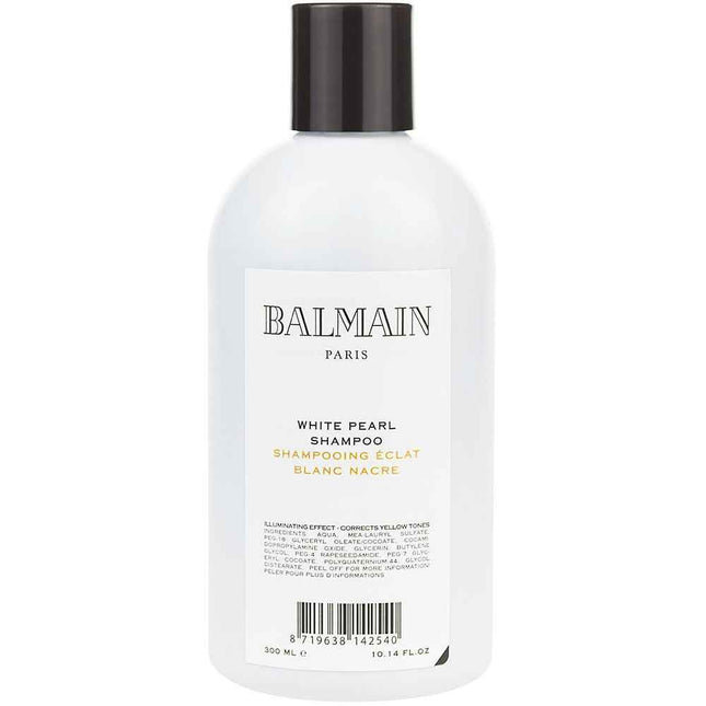 Balmain Professionnel White Pearl Glycerin – Hair Shampoo for Women, For Brightening, 300 ml