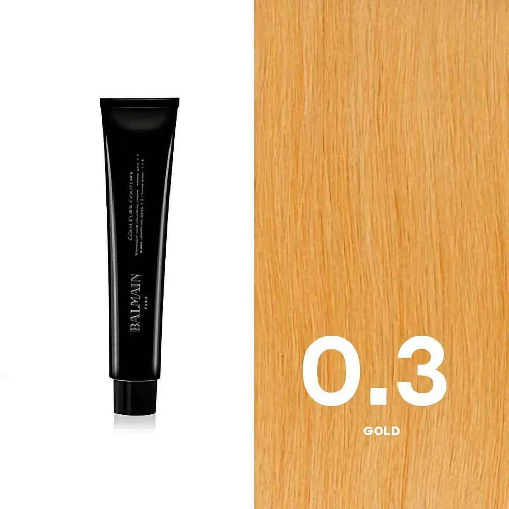 Balmain Professionnel Couleurs Couture – Hair Colouring Cream Toner for Women, 0.3 Gold, 60 ml