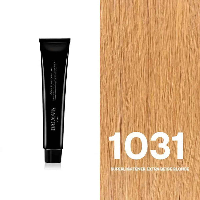 Balmain Professionnel Couleurs Couture – Permanent Hair Dye for Women, 1031 Superlightener Extra Beige Blonde, 60 ml