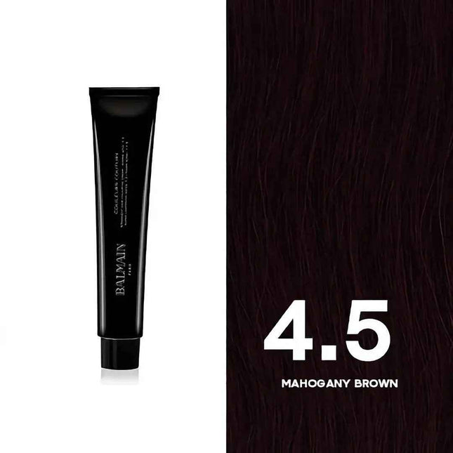 Balmain Professionnel Couleurs Couture – Permanent Hair Dye for Women, 4.5 Mahogany Brown, 60 ml