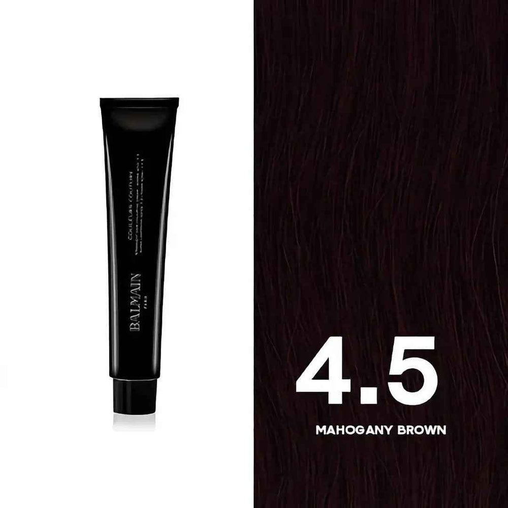 Balmain Professionnel Couleurs Couture – Permanent Hair Dye for Women, 4.5 Mahogany Brown, 60 ml