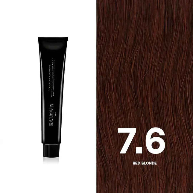 Balmain Professionnel Couleurs Couture – Permanent Hair Dye for Women, 7.6 Red Blonde, 60 ml