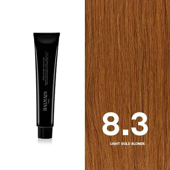 Balmain Professionnel Couleurs Couture – Permanent Hair Dye for Women, 8.3 Light Gold Blonde, 60 ml