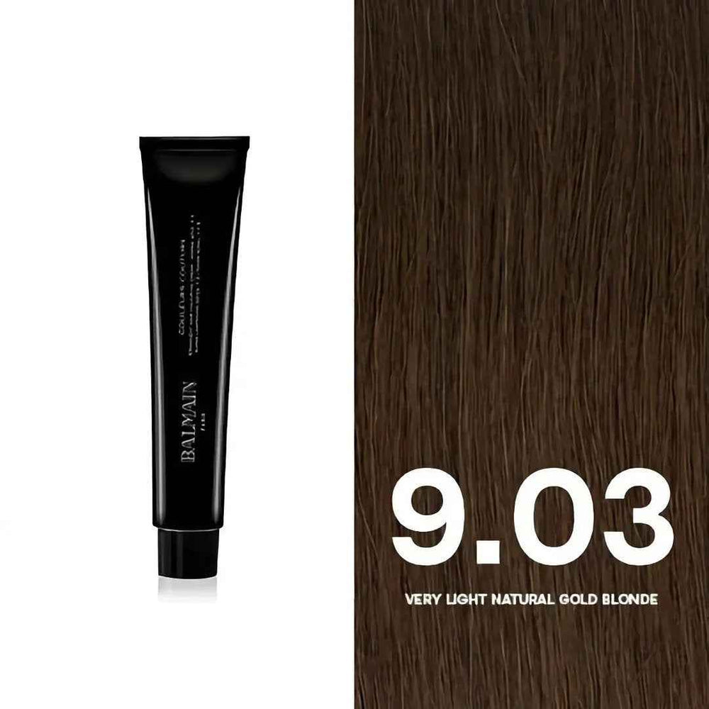 Balmain Professionnel Couleurs Couture – Permanent Hair Dye for Women, 9.03 Very Light Natural Gold Blonde, 60 ml