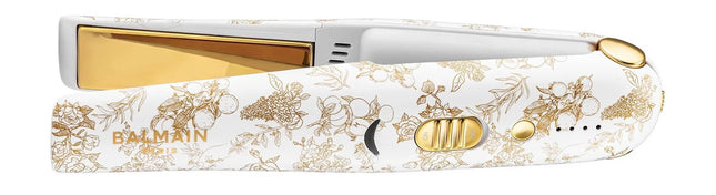 Balmain Professionnel Limited Edition – Electric Steam Hair Straightener for Women, White Gold