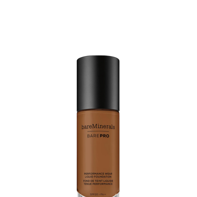 BareMinerals BarePro Matte Finish – Liquid Foundation for Women, 27, Espresso, SPF 20, 30 ml