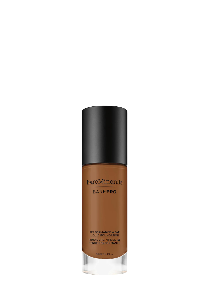 BareMinerals BarePro Matte Finish – Liquid Foundation for Women, 27, Espresso, SPF 20, 30 ml