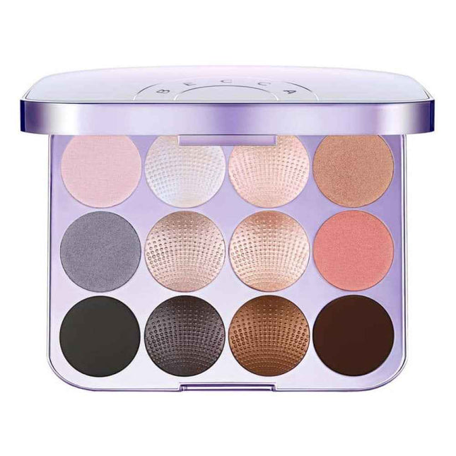 Becca Pearl Glow Shimmering Shimmering – Eye Palette for Women, 12 Shades, 3.3 g