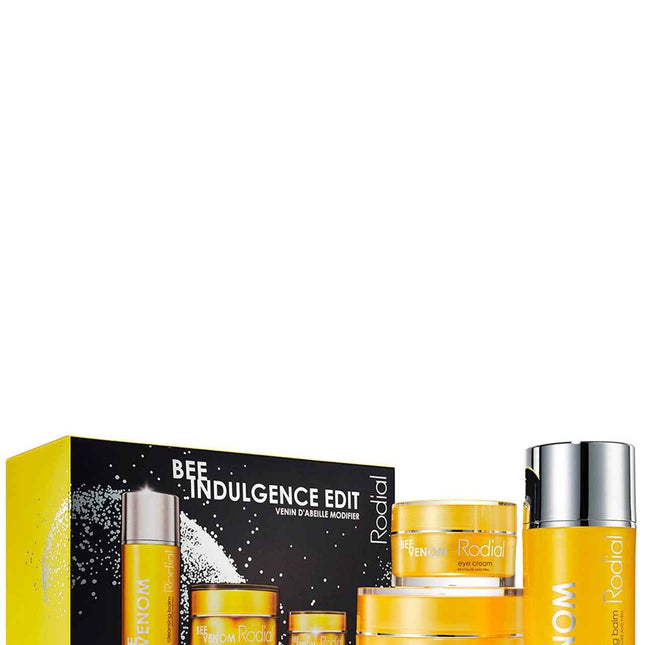 Rodial Bee Indulgente Edit Set Rodial: Bee Venom Moisturizing – Cream for Women, For Face, 50 ml + Bee Venom, Brightening, Eye Cream, 25 ml + Bee Venom, Eliminates Impurities, Cleansing Balm, For Face, 100 ml