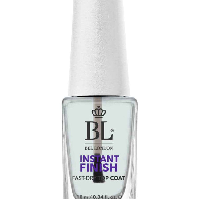 Bel London Instant Finish Top Coat – Nail Polish for Women, 10 ml