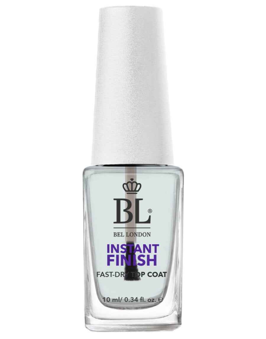 Bel London Instant Finish Top Coat – Nail Polish for Women, 10 ml