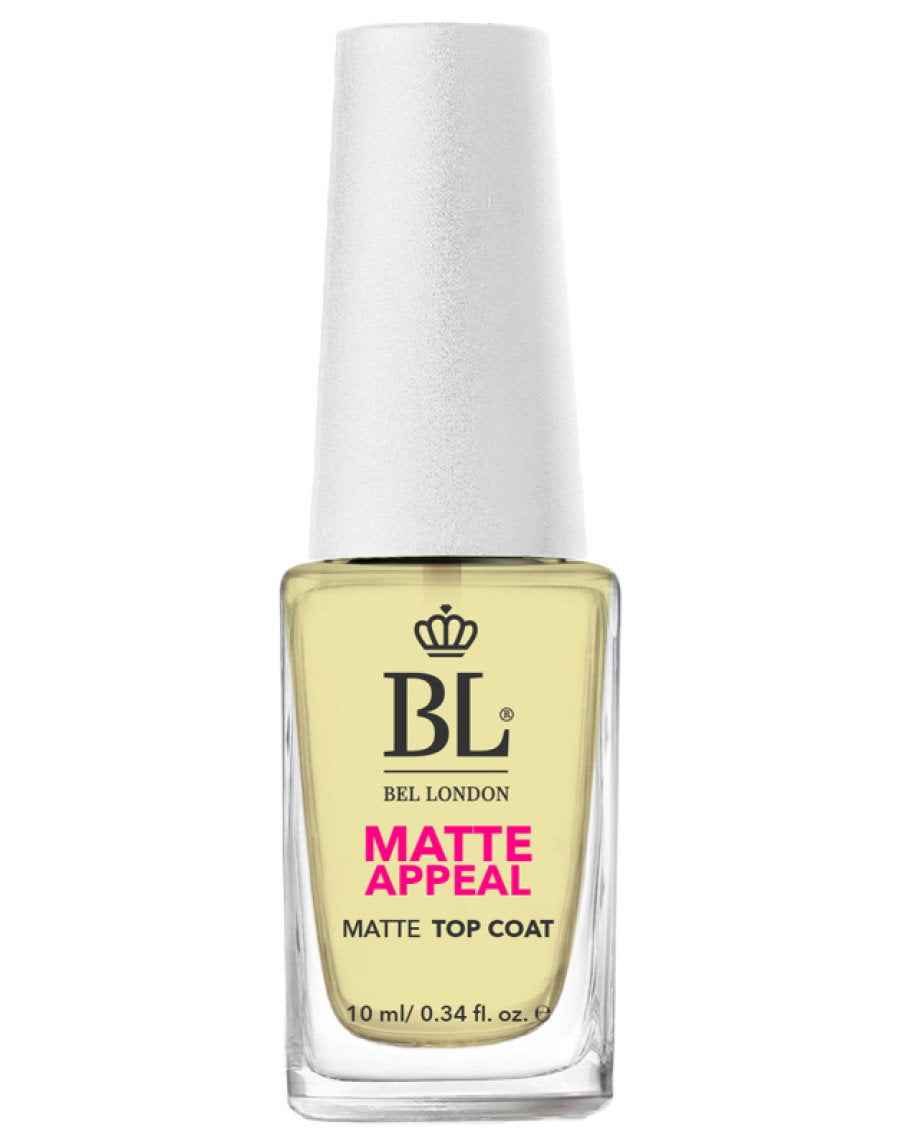 Bel London Matte Top Coat – Nail Polish for Women, 10 ml