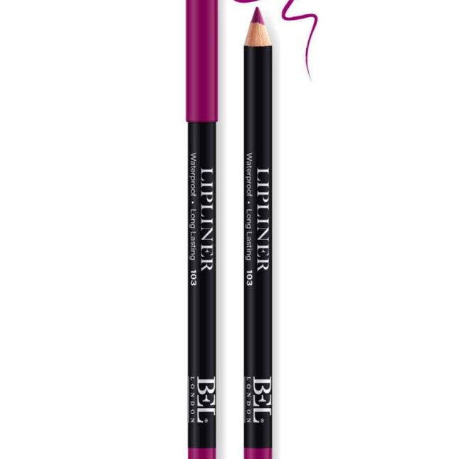 Bel London Hydrogenated Vegetable Oil Waterproof Contour – Lip Liner for Women, 103, 0.78 g
