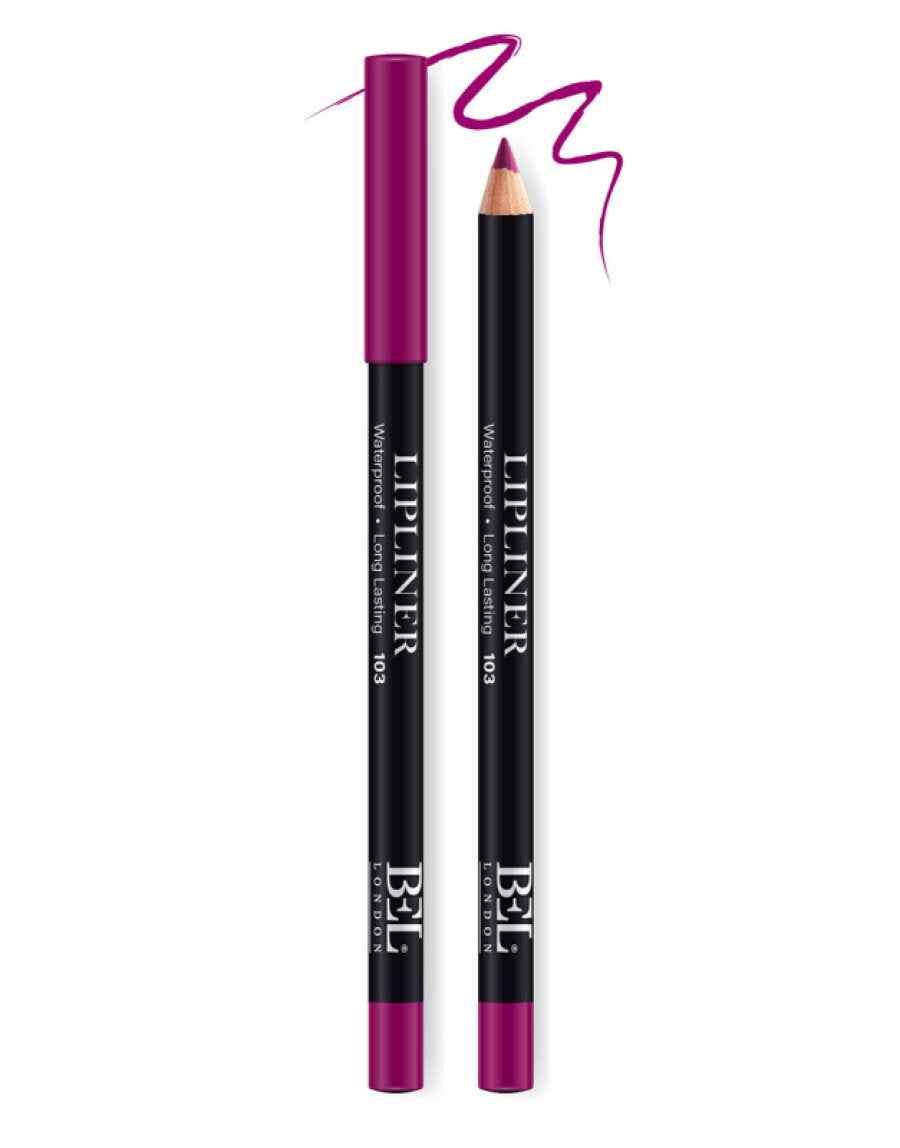 Bel London Hydrogenated Vegetable Oil Waterproof Contour – Lip Liner for Women, 103, 0.78 g