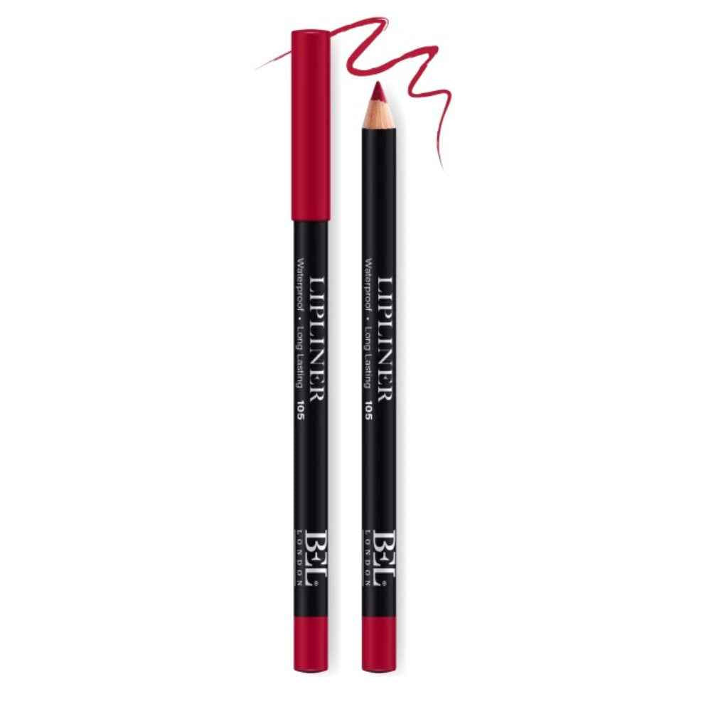 Bel London Hydrogenated Vegetable Oil Waterproof Contour – Lip Liner for Women, 105, 0.78 g