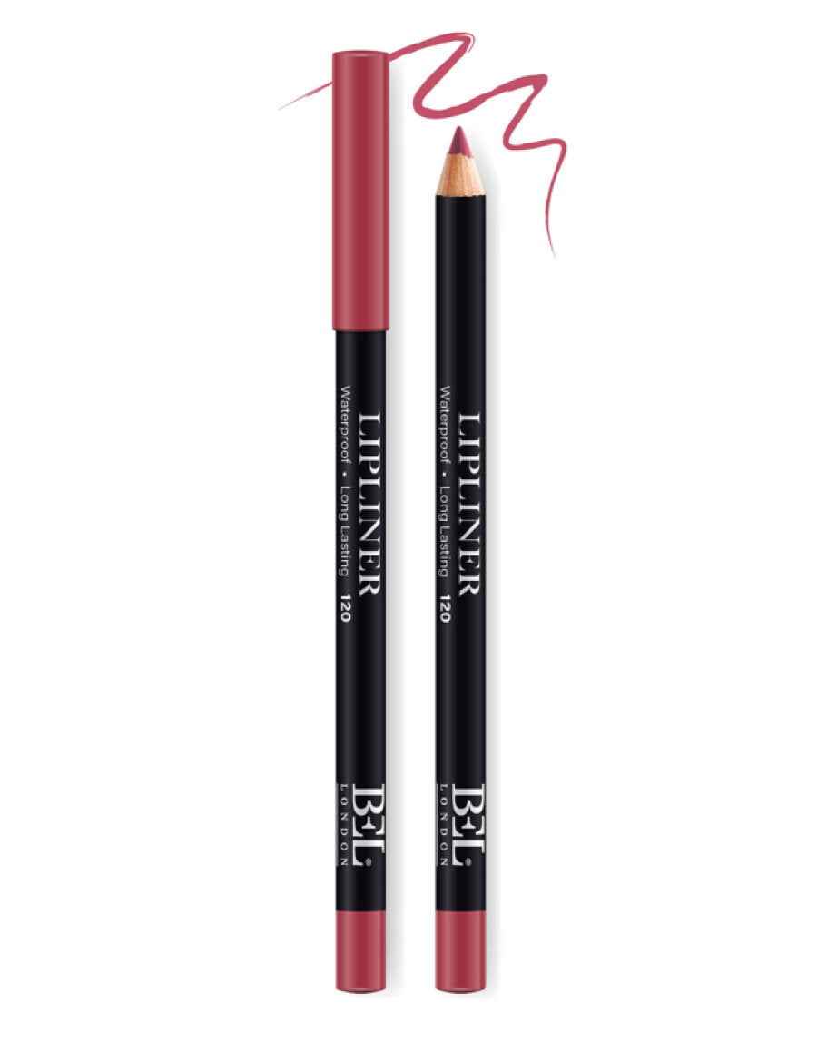 Bel London Hydrogenated Vegetable Oil Waterproof Contour – Lip Liner for Women, 120, 0.78 g
