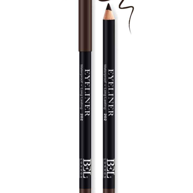 Bel London Hydrogenated Vegetable Oil Waterproof Contour – Gel Pencil Eyeliner for Women, 202, 0.78 g