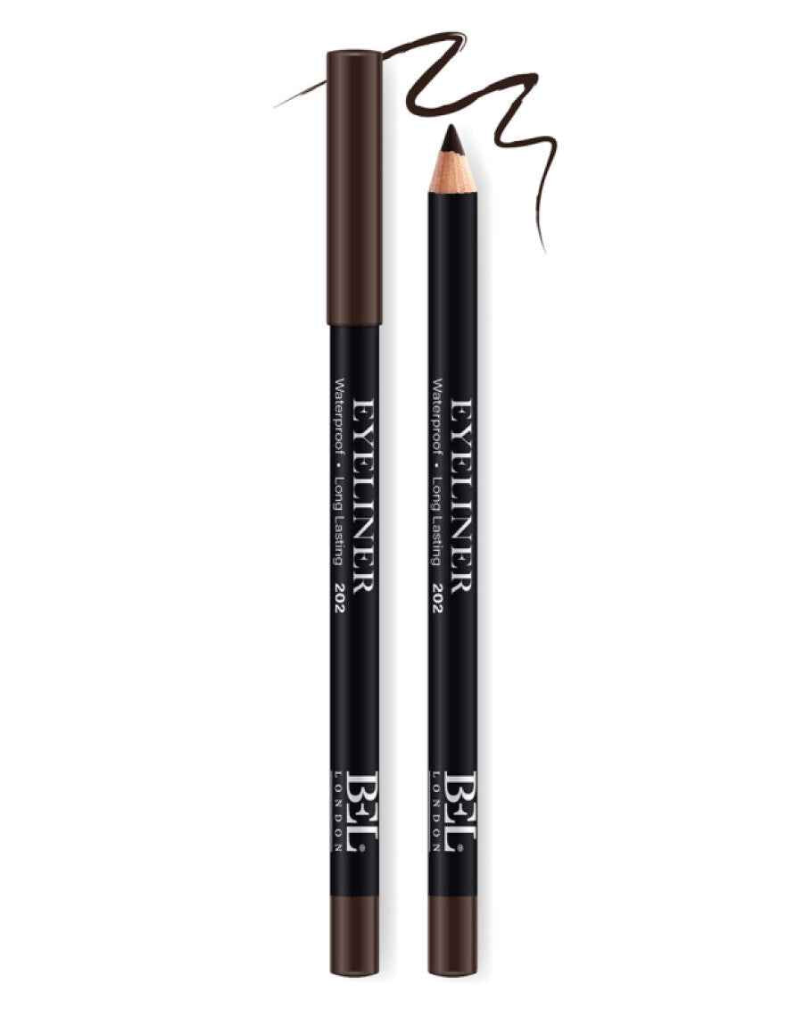 Bel London Hydrogenated Vegetable Oil Waterproof Contour – Gel Pencil Eyeliner for Women, 202, 0.78 g