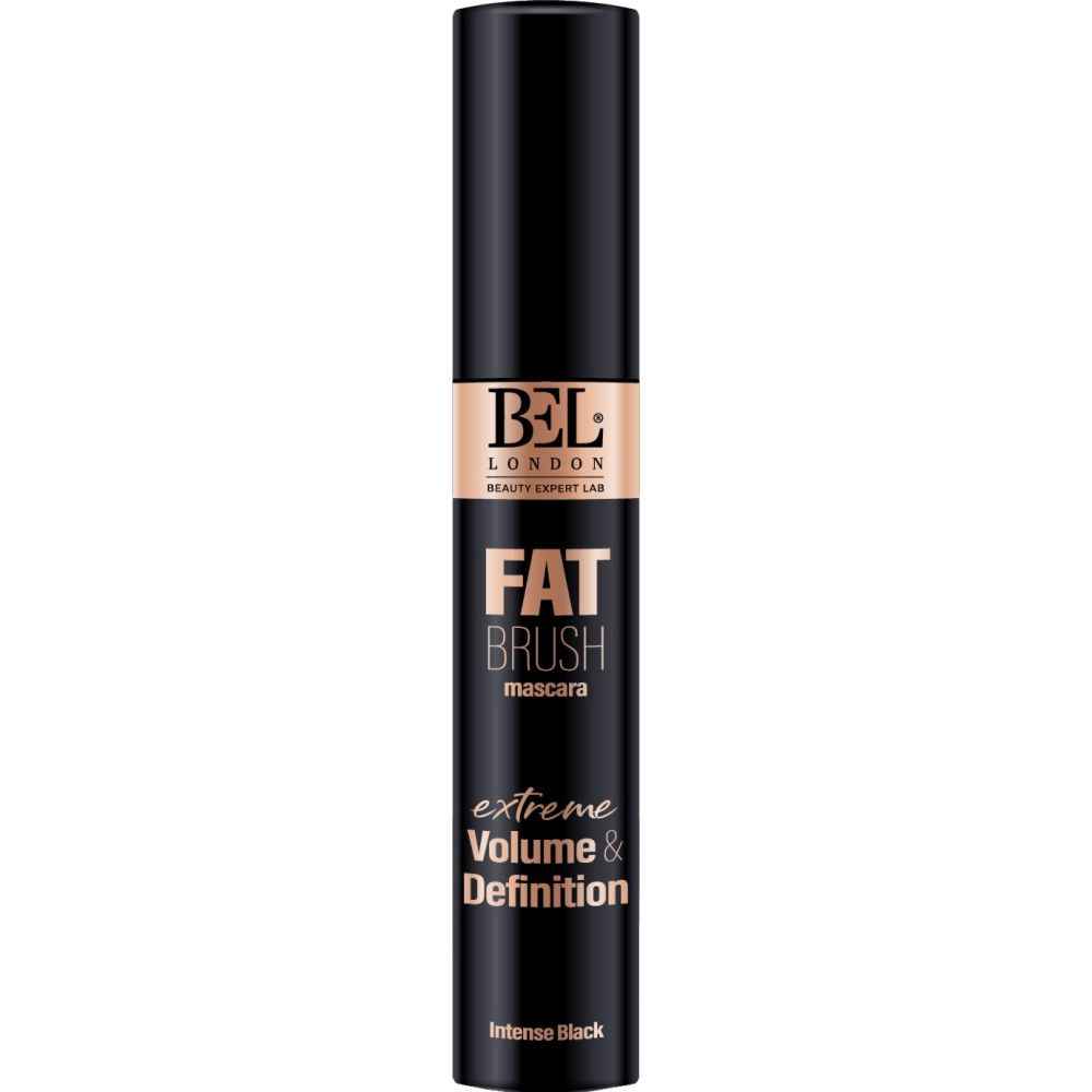 Bel London Fat Brush Volumizing – Mascara for Women, Intense Black, 13.5 ml