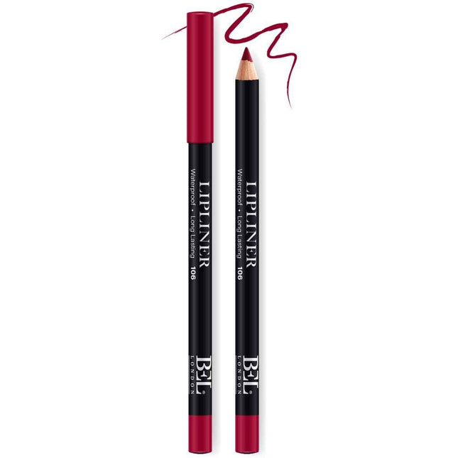 Bel London Hydrogenated Vegetable Oil Waterproof Contour – Lip Liner for Women, 106, 0.78 g