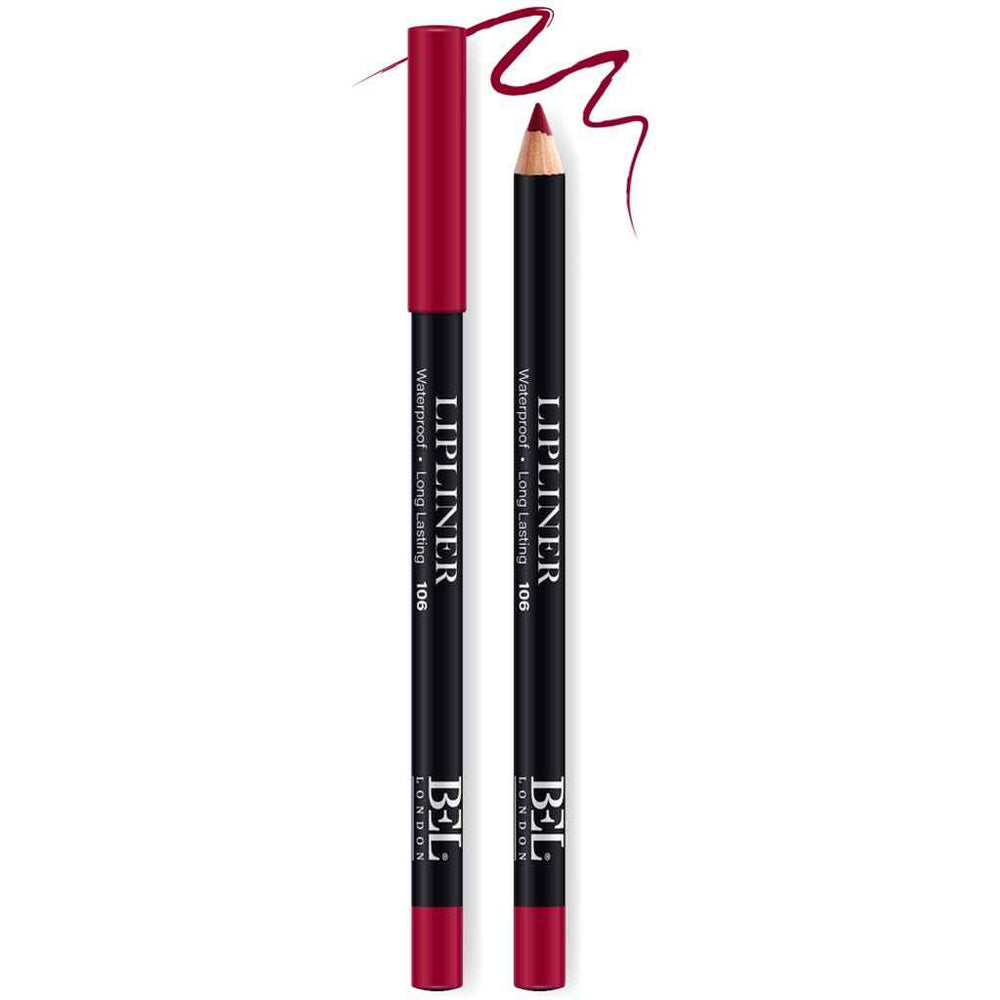 Bel London Hydrogenated Vegetable Oil Waterproof Contour – Lip Liner for Women, 106, 0.78 g