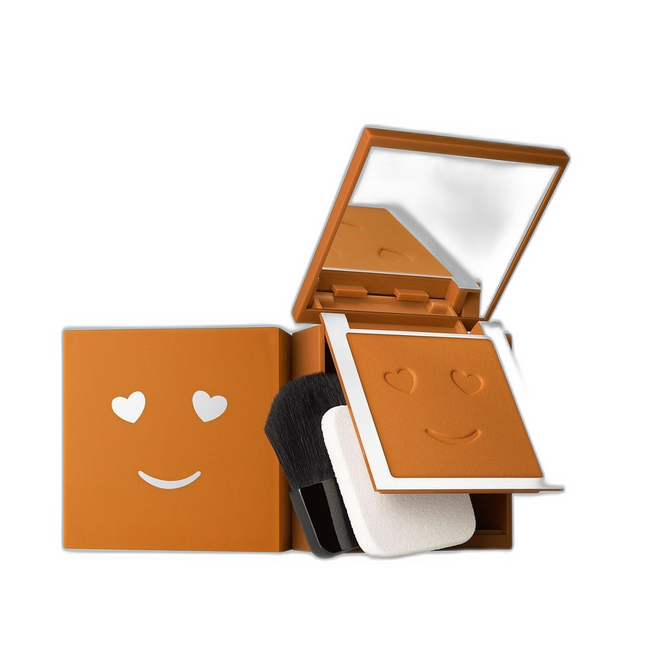 Benefit Hello Happy Velvet Mattifying – Compact Foundation for Women, 10, Dark, 7 g