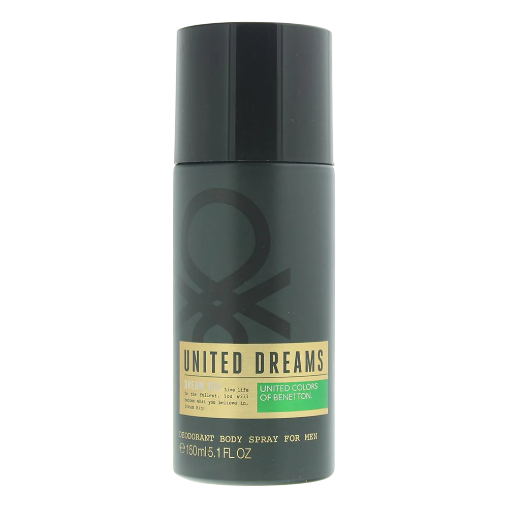 Benetton United Dreams Dream Big Anti-Perspirant – Deodorant Spray for Men, 150 ml