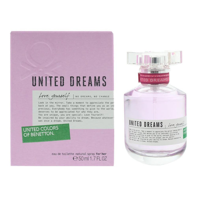 Benetton United Dreams Love Yourself – Eau de Toilette for Women, 50 ml Tester