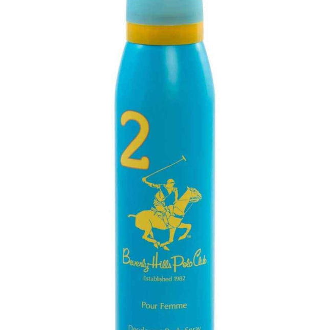 Beverly Hills Polo Club 1982 - Sport 2 Freshness – Body Spray for Women, 150 ml