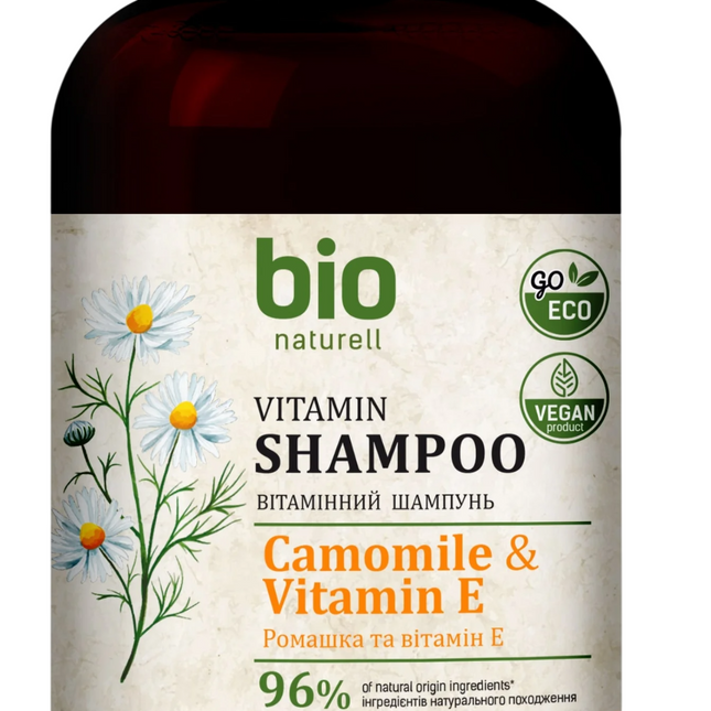 Bio Naturell Camomile & Vitamin E – Hair Shampoo Unisex, Nourishing, 946 ml