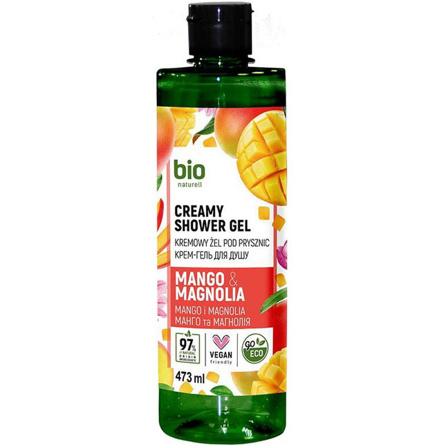 Bio Naturell Mango & Magnolia – Shower Gel Unisex, For All Skin Types, 437 ml