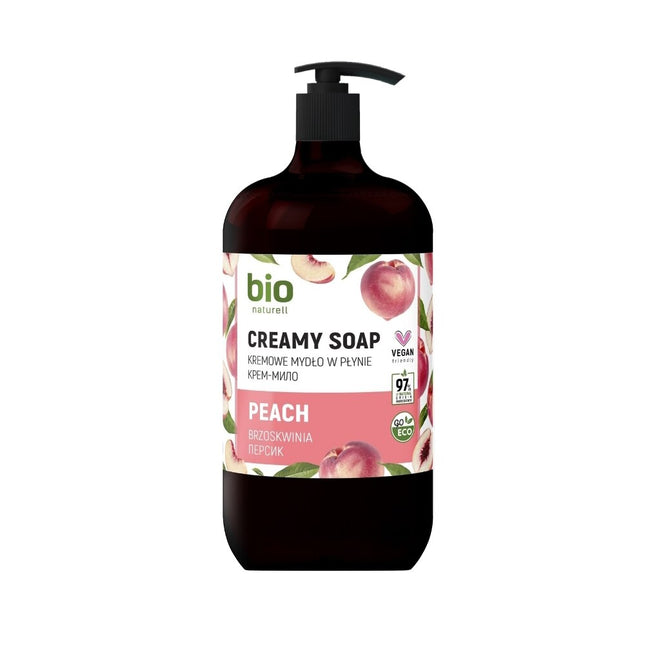 Bio Naturell Peach Moisturizing – Liquid Soap Unisex, For Hands, 946 ml