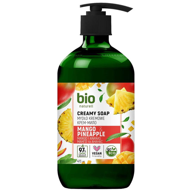 Bio Naturell Mango & Pineapple – Liquid Soap Unisex, For Hands, 437 ml