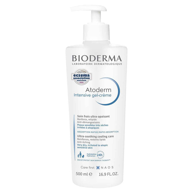 Bioderma Atoderm Intensive Ultra-Soothing – Gel Cream for Women, For Face & Body, 500 ml