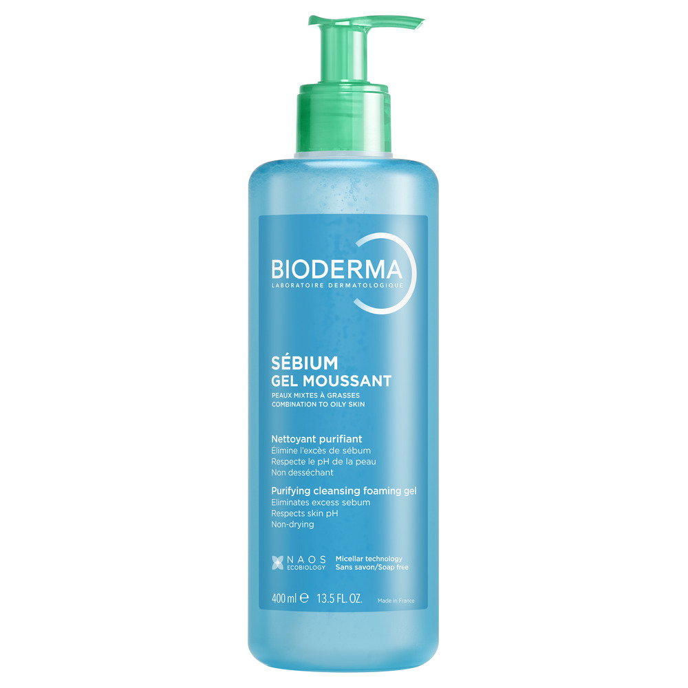 Bioderma Sebium Purifying – Cleansing Gel Unisex, For Face, 400 ml