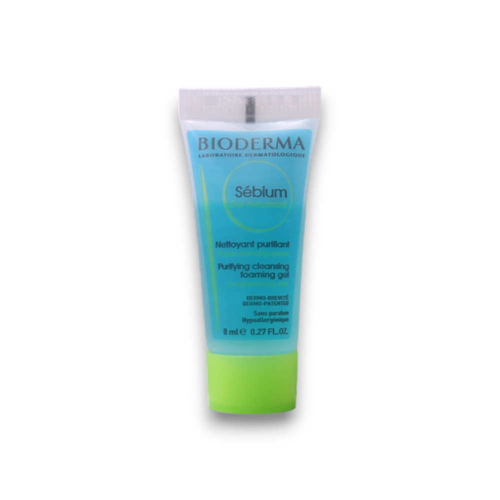 Bioderma Sebium Purifying – Cleansing Gel for Women, For Face & Body, 8 ml Sample