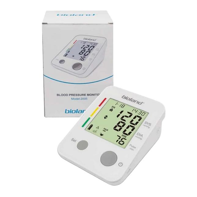 Bioland Digital – Blood Pressure Monitors Unisex, Upper Arm, Automatic, Oscillometric, Battery