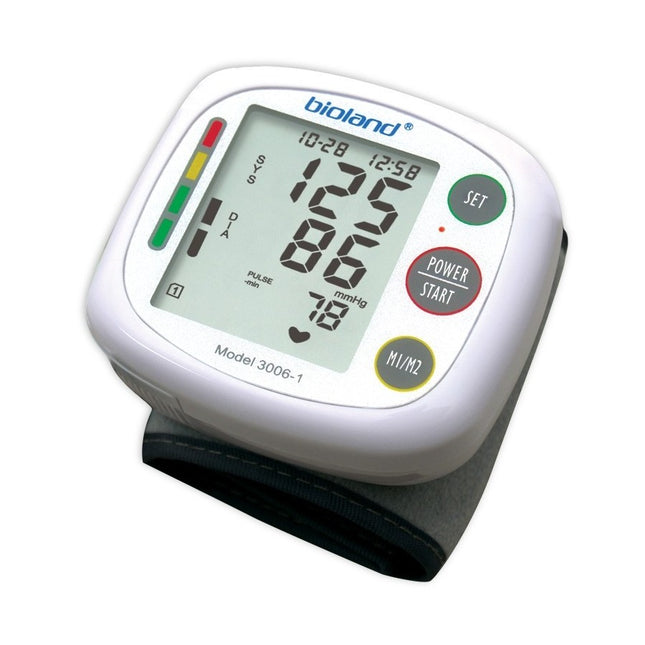 Bioland Digital – Blood Pressure Monitors Unisex, Wrist, Automatic, Oscillometric, Battery