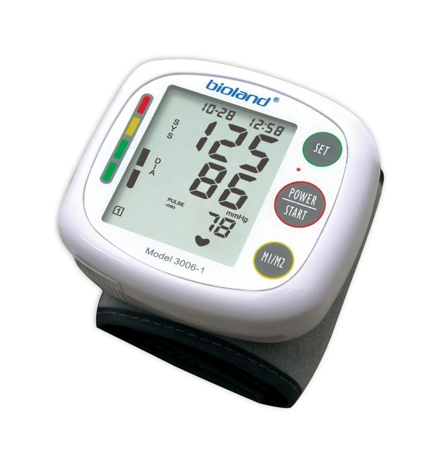 Bioland Digital – Blood Pressure Monitors Unisex, Wrist, Automatic, Oscillometric, Battery