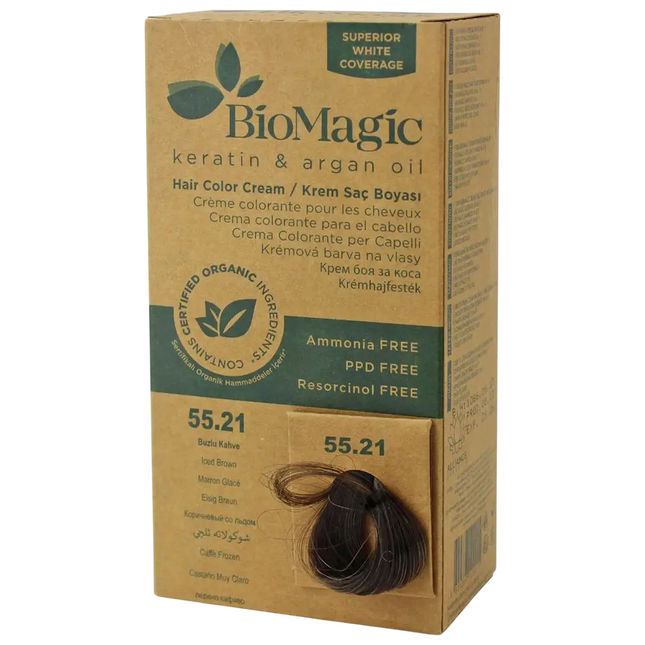 Biomagic Keratin & Argan Oil – Permanent Hair Dye for Women, 55.21, 250 ml Tester
