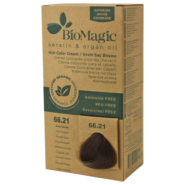 Biomagic Keratin & Argan Oil – Permanent Hair Dye for Women, 66.21, 250 ml Tester
