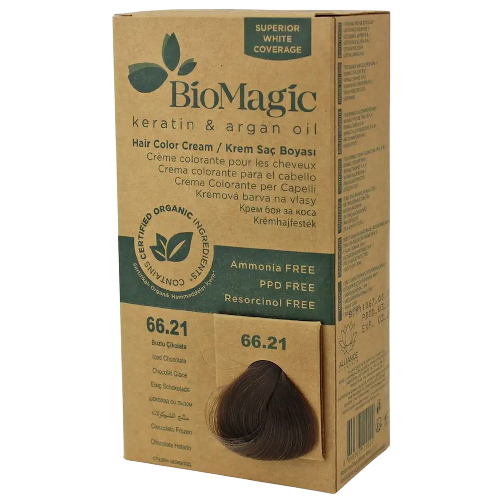 Biomagic Keratin & Argan Oil – Permanent Hair Dye for Women, 66.21, 250 ml Tester