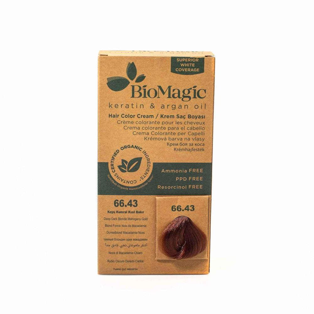 Biomagic Keratin & Argan Oil – Permanent Hair Dye for Women, 66.43, 250 ml Tester