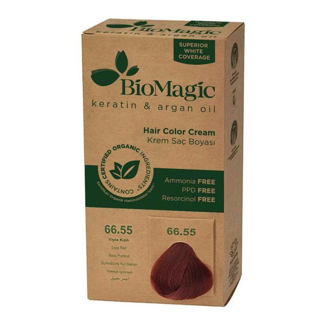 Biomagic Keratin & Argan Oil – Permanent Hair Dye for Women, 66.55, 250 ml Tester