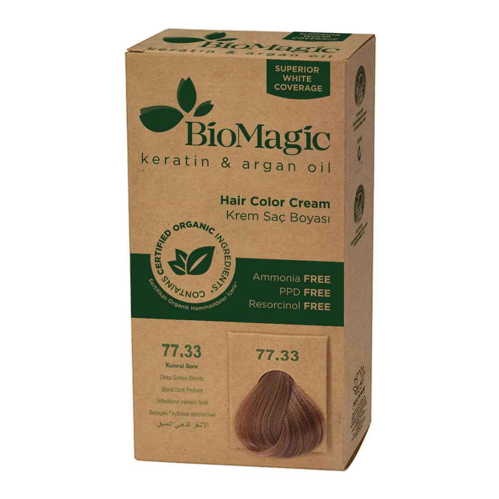 Biomagic Keratin & Argan Oil – Permanent Hair Dye for Women, 77.33, 250 ml Tester