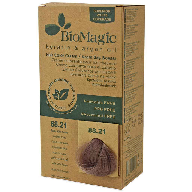 Biomagic Keratin & Argan Oil – Permanent Hair Dye for Women, 88.21, 250 ml Tester