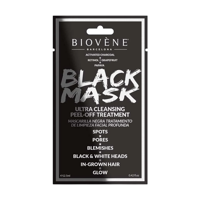 Biovene Black Mask Cleansing – Peel-Off Mask for Women, For Face, 12.5 ml Tester