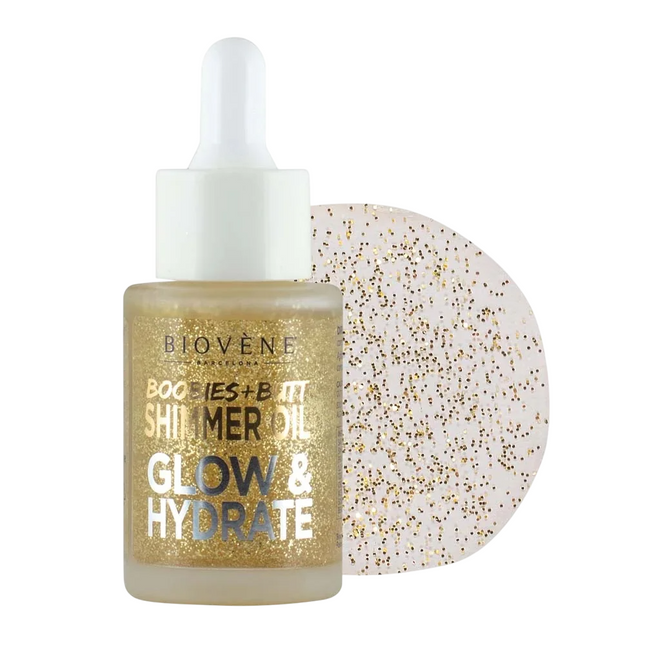 Biovene Boobies + Butt Hydration Glow – Body Oil for Women, 30 ml Tester